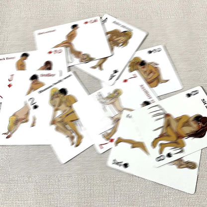 Poker Sex for Lovers Couples Card Game Adult Toy Sex Positions Date Night Fun Club Games for Sexual Intimacy