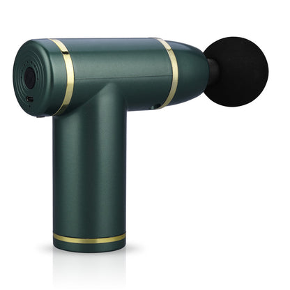 Fascia Gun Electric Massager Gun 8-speed Adjustment 4 Replacement Head Portable Whole Body Relaxation Muscle Massage Gun Mini Portable Electric Deep Tissue Percussion Massager for Pain Relief