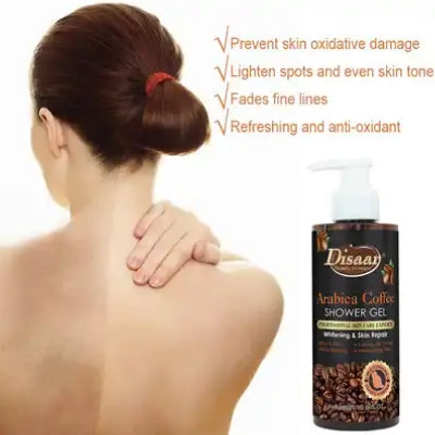 Disaar Arabica Coffee Shower Gel Skin Repair Brightening Rich Foam Moisturizing Oil Control Cleansing
