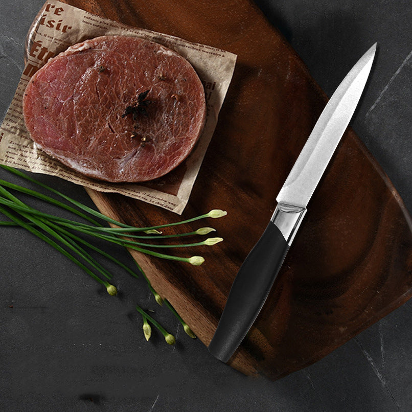 5in1 Kitchen Stainless Steel 5 pieces Cutter Set Knifes Set Trenchant Sword Chef's Knife Household Fruit Knife Bread Knife Paring knife