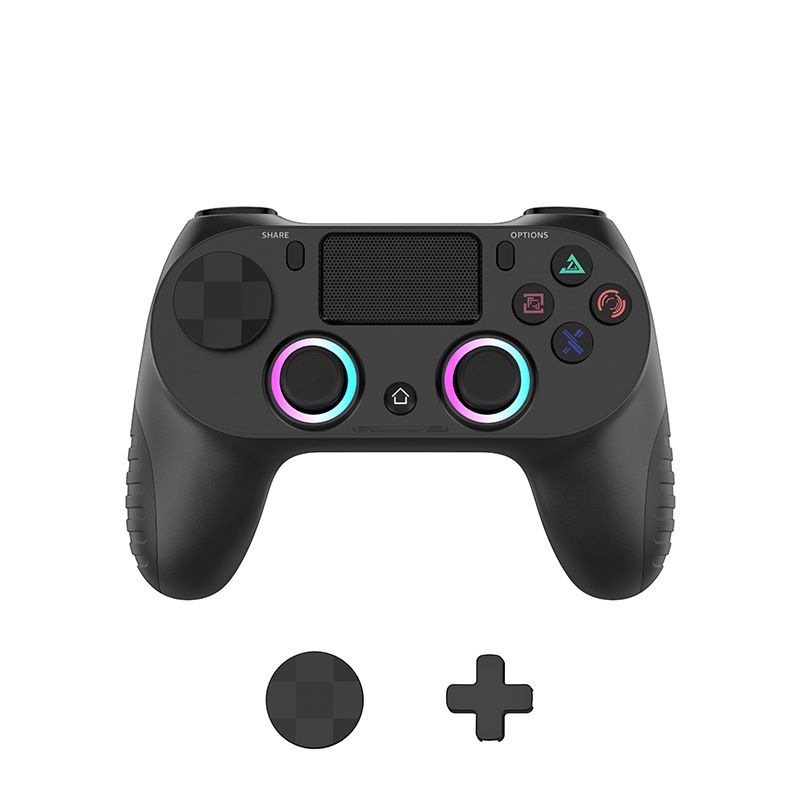 P4 Game Controller Wireless Bluetooth PC Joystick Six-axis Dual Four-vibration Gamepad Console With Light Game Console Game Pad For Android IOS Phone PC Tablet TV Box Game Accessories