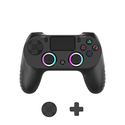 P4 Game Controller Wireless Bluetooth PC Joystick Six-axis Dual Four-vibration Gamepad Console With Light Game Console Game Pad For Android IOS Phone PC Tablet TV Box Game Accessories