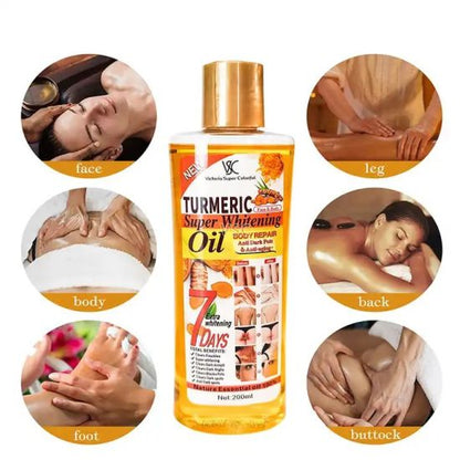 Veetgold Turmeric Body Lotion 1000ml + 200ml Super Whitening Skin Repair Anti-Aging Removes Wrinkles Dark Spots & Smooths Clears Knuckles Super Whitening Clears Dark Armpits Clears Dark Spots