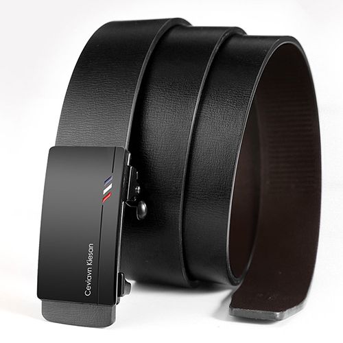 Men's belt automatic buckle business men's belt youth personality belt genuine leather top layer cowhide very good quality classic fashion male belt