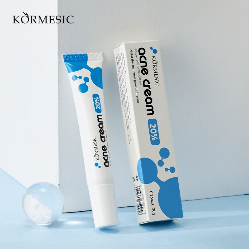 KORMESIC 20% Azelaic Acid Acne Treatment Cream - Fast-Acting Blemish Corrector for Breakouts, Fades Post-Acne Marks & Controls Excess Oil