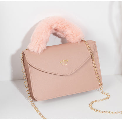 Lady handbags new arrival portable hot stamping chain small handbags leisure simple crossbody bags for women