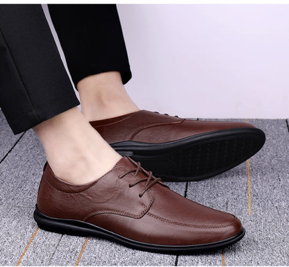 New Arrival Men's Shoes Oxfords Men's PU Leather Shoes Lace Up Flats Casual shoes