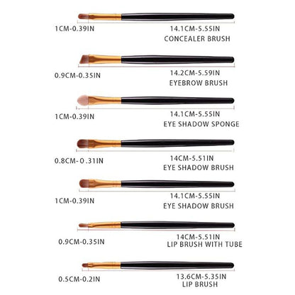 20PCS Professional Makeup Brushes Set Foundation Eyebrow Eyeliner Blush Cosmetic Brushes Concealer Brushes Eye Shadow Blending Liner Make Up Brush Kit