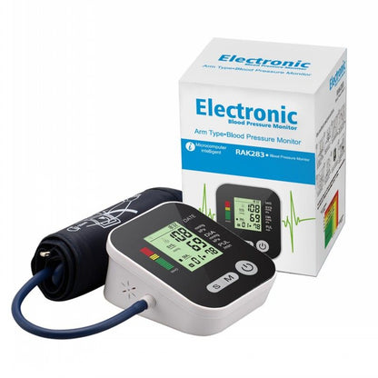Blood Pressure Monitor Portable Upper Arm LCD Digital Portable Automatic Tonometer