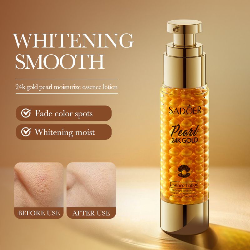 24K Gold Collagen Pearl Essence Lotion，Moisturizing and Nourishing.