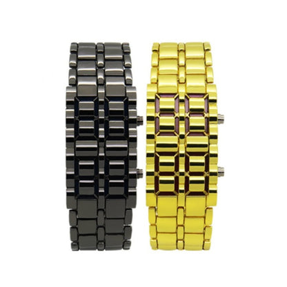 Fashion Luminous LED Lava Electronic Watches For Men And Women Sports Alloy Watched Fashion Casual Couple Chain Watche Student Watchs