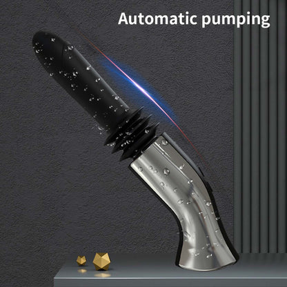 Upgraded Handsfree Automatic Fucking Vibrator Smooth Shaft Handhold Wireless Anal Stimulation Sex Machine Love Toys for Women Lesbian Couple