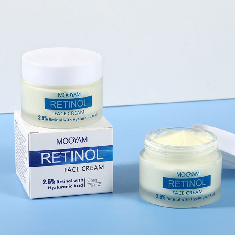 Hyaluronic Acid Retinol Face Cream Anti-wrinkle Cream Reduces Fine Lines Anti-aging Lotion Remove Skin Spots Firming Facial Cream