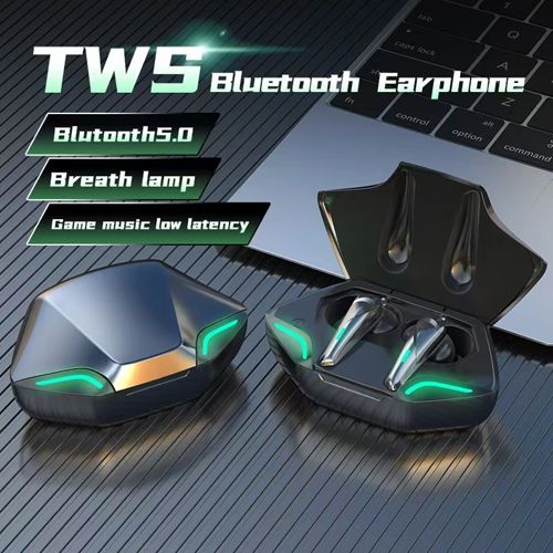 New Arrivals Bluetooth 5.0 Earphones TWS Wireless SportHeadphones Hanging Ear Touch Earphone Gaming Wireless Bluetooth Headset Earphone Bluetooth Earbuds HIFI With Mic Charging Box