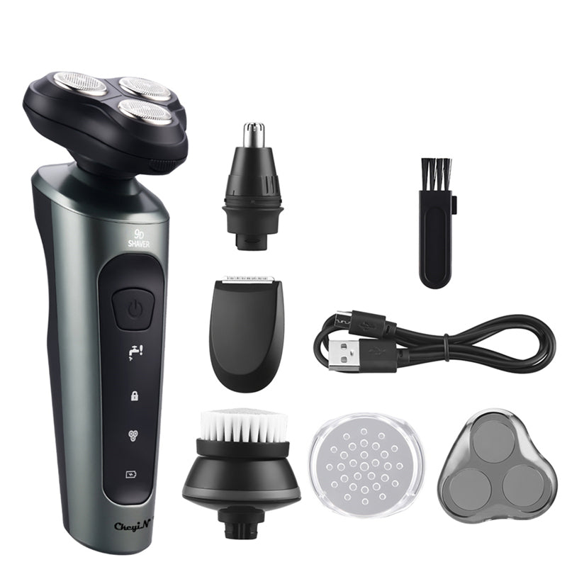 New Arrival 4 in 1 Multifunctional Electric Shaver Beard Nose Trimmer Waterproof Electric Razor Rechargeable Shaver For Men