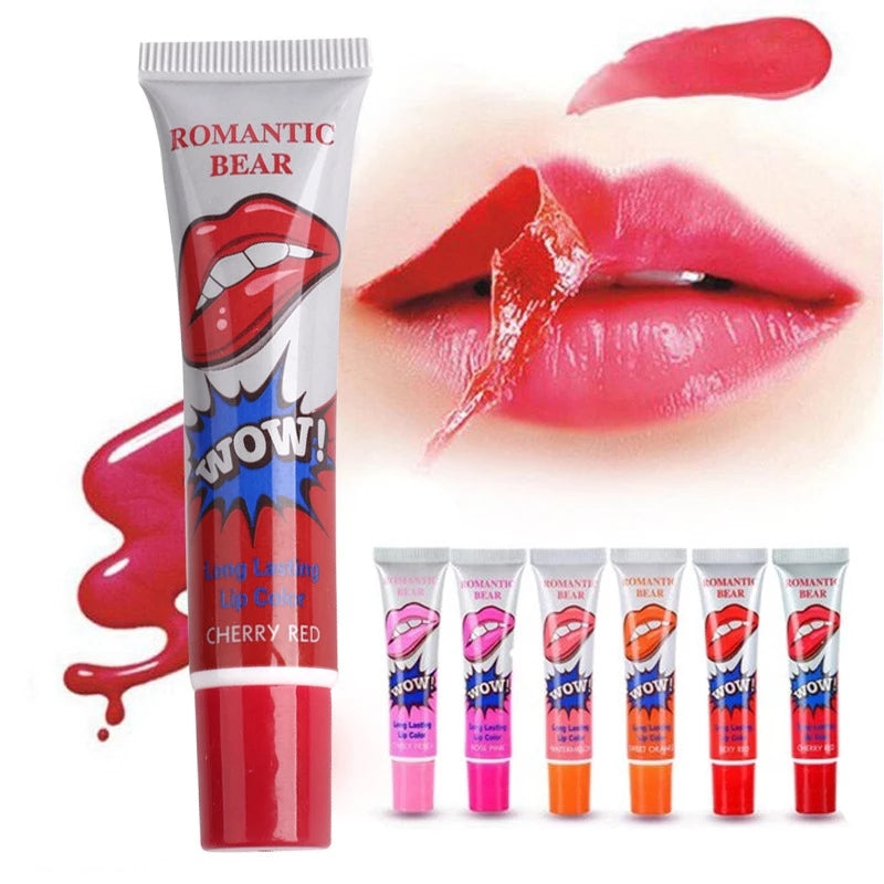 Amazing Peel Off Liquid Lipstick Waterproof Long Lasting Lip Gloss Mask Moisturizer Makeup Tear Pull Lip Lint Cosmetic