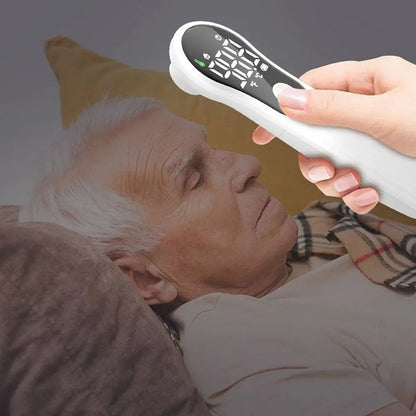 Non-contact Digital Infrared Thermometer Portable Precision Handheld Pyrometer LCD Display Screen Multifunctional IR Thermometer Rechargeable IR Thermometer Medical Equipment