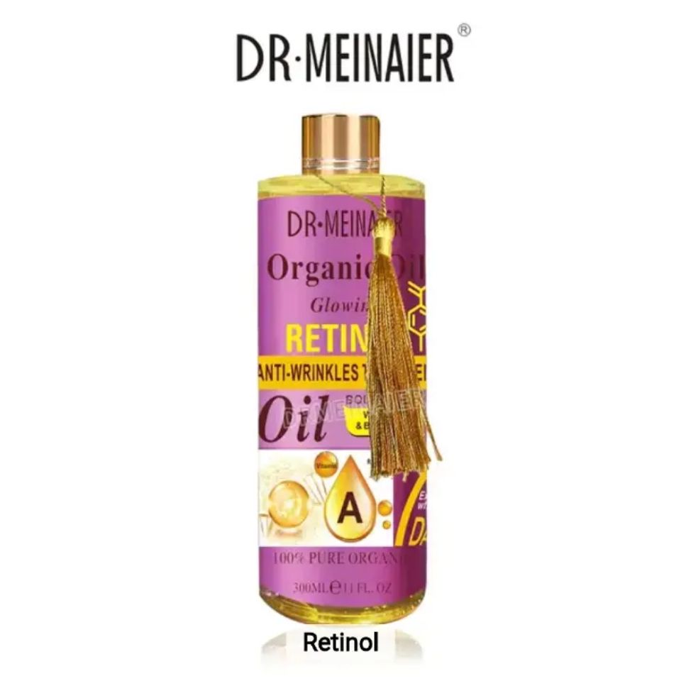 Dr. Meinaeir Retinol Organic Oil Anti Wrinkles Body And Face Whitening And Brightening Oil 300 ml