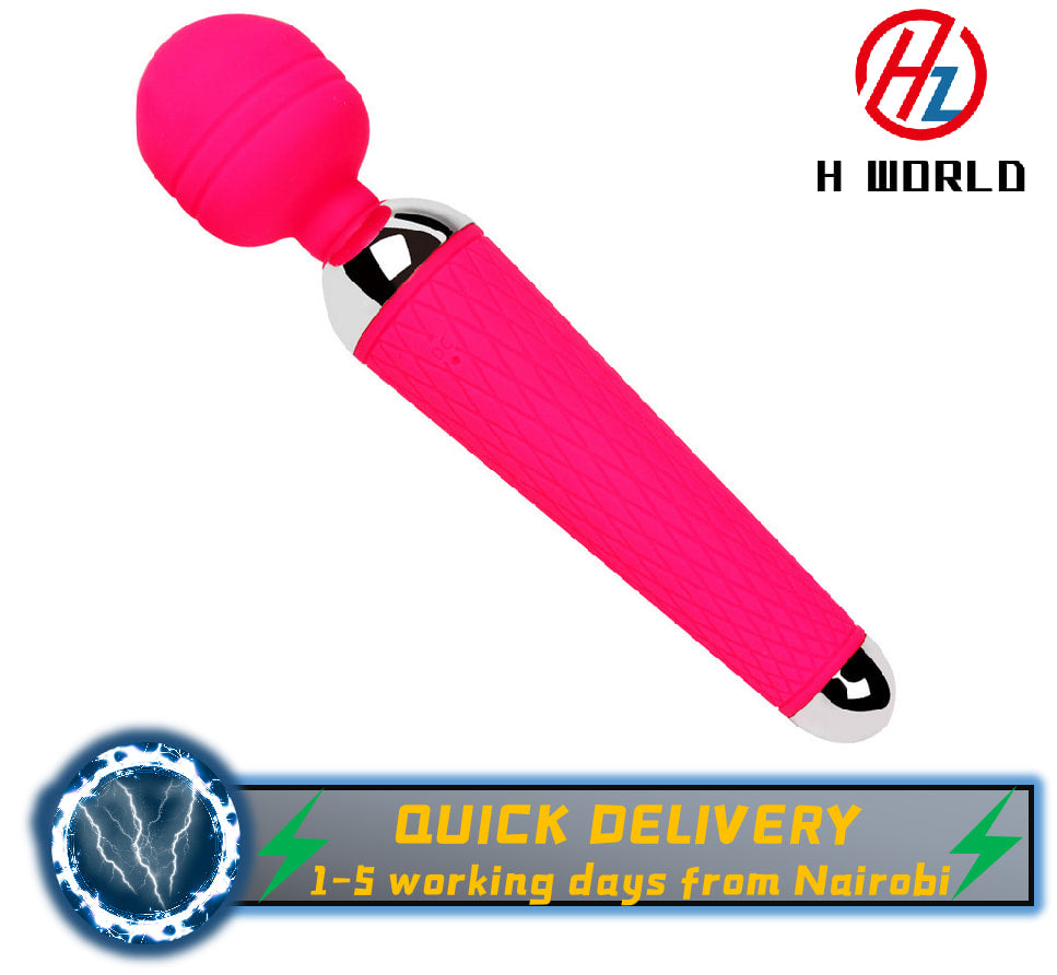 HW FANTASY AV sex toys 10 Vibrateing Frequency Modes Waterproof USB Charge Wand Massager Vibrators Sex Toys women