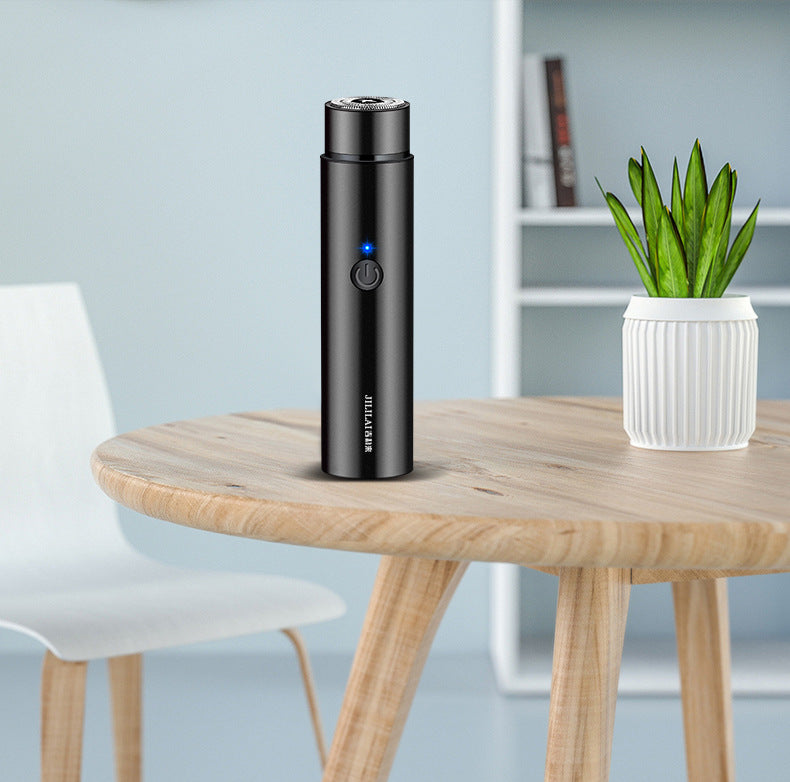 New Mini Electric Shaver Pocket Size Waterproof Razor Washable Portable Shaving Beard Trimmer USB Charging Travel Car Mini Shaver Rechargeable Men Shaver