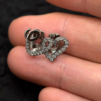 love shape teeth grillz hallow tooth grillz ice out bling bling grillz for woman hip hop rapper body jewelry for women gift for her fashion accessories for woman