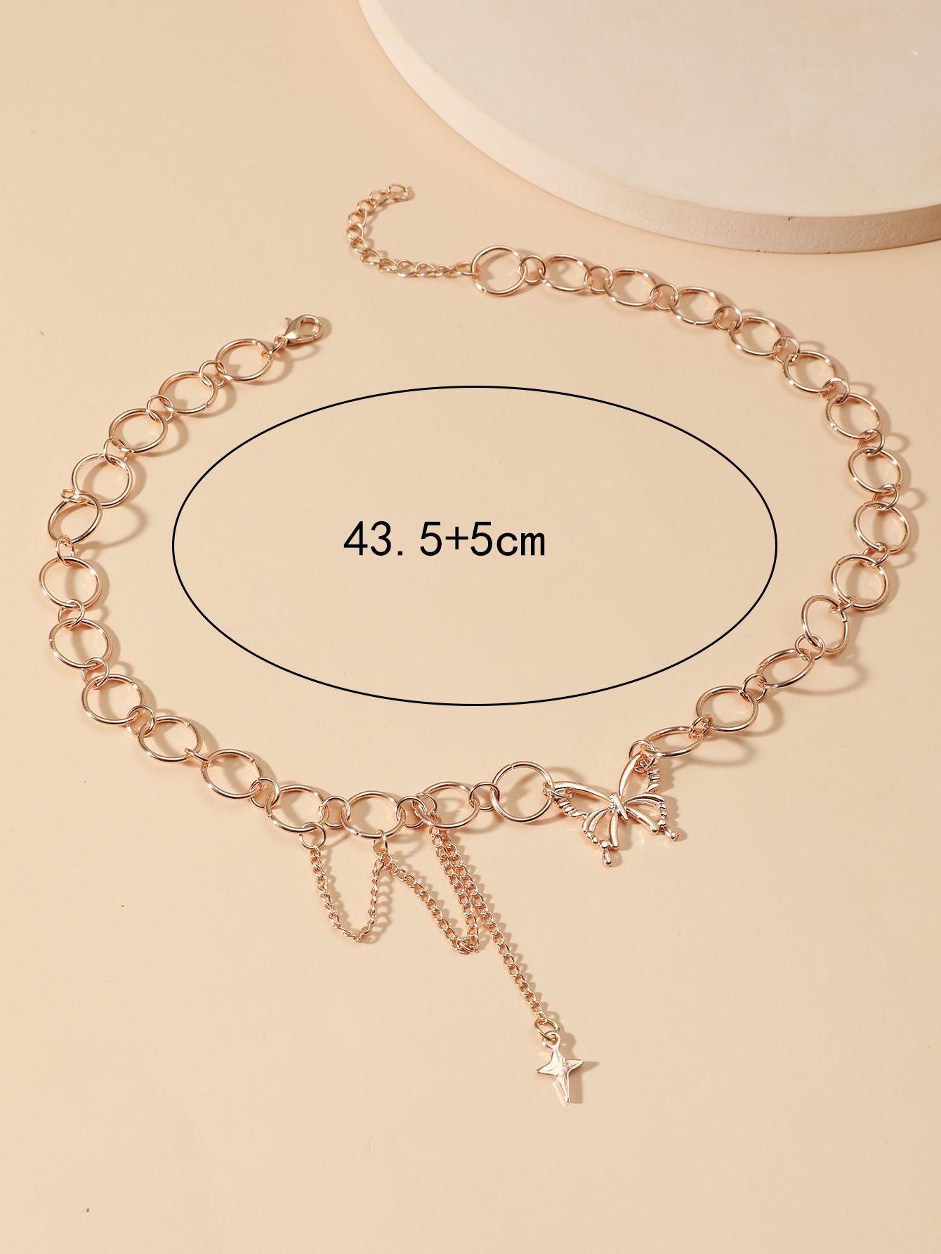 Butterfly and Star Necklace New design Choker Necklace ins style Women's Necklaces