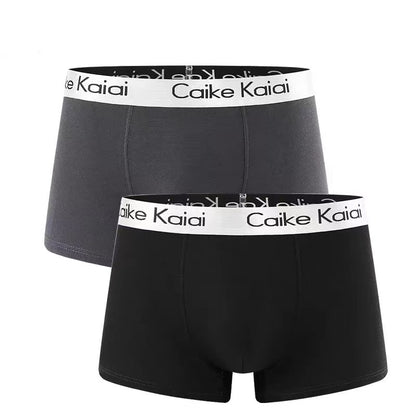Caike Kaidi 4-piece gift box Men's underwear Men's Clothes Underwear Men's Boxer Briefs Cotton underwear Trend Antibacterial Breathable and Youth shorts Underwear