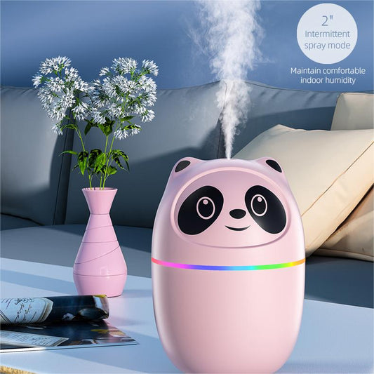 Humidifiers 220ml Air Humidifier Usb Portable Aroma Essential Oil Diffuser Electric Cool Mist Spray Color Night Light For Home Car