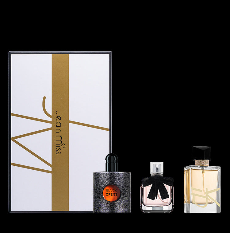 3Pcs/set Memory of Paris Lady Perfume Fragrances & Deodorants Gift Box Fresh Natural Long Lasting Women's Fragrance Men's Fragrance Sets YT-0170