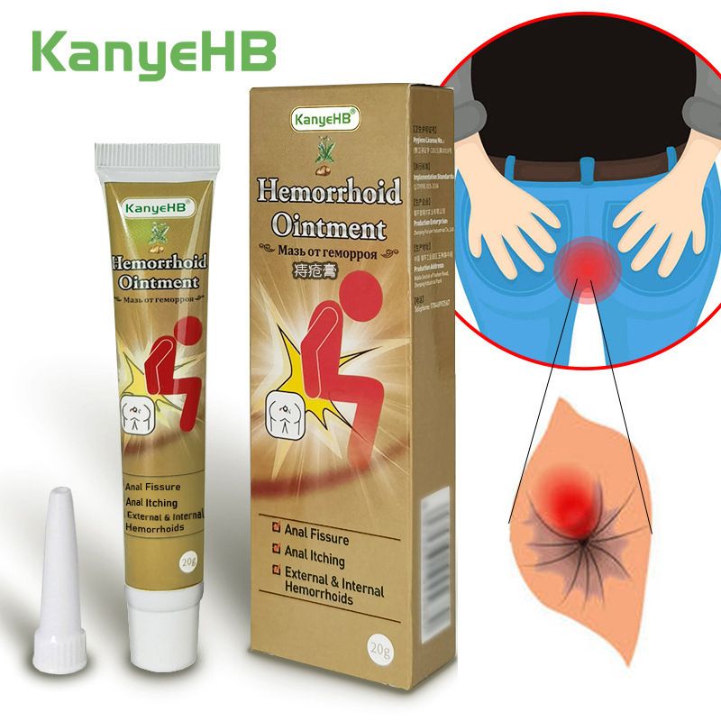 New Herbal Hemorrhoid Ointment Treatment Internal External Anal Fissure & Anal Swell Bleed Counterpain Cream Hemorrhoids Ointment Herbal Internal And External Piles Pain Relief Cream