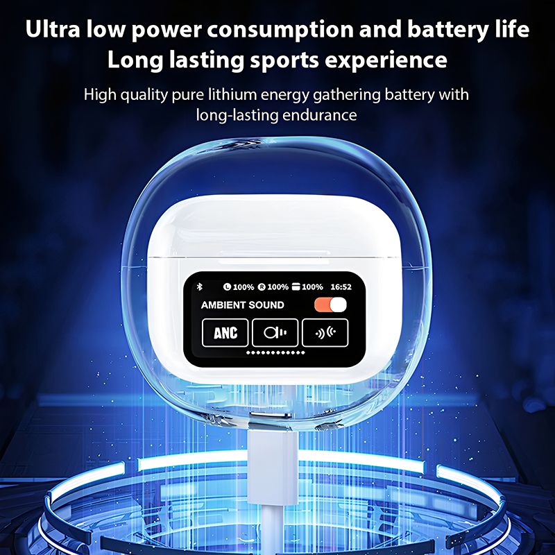 A9 For Small Ears TWS Macaronian Pods Full color touch smart screen series Wireless Earpods Bluetooth Earphone for android&ios Pods Earbuds