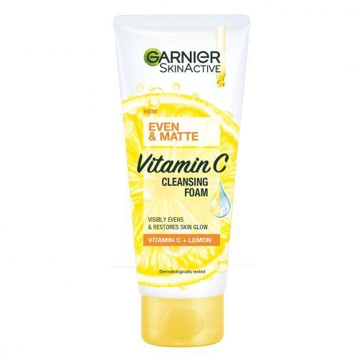 Garnier Even & Matte Vitamin C Cleansing Foam 100Ml