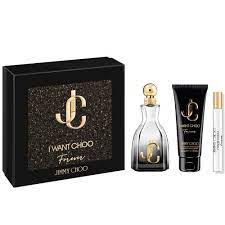 Jimmy Choo I Want Choo Forever EDP 3 Piece Gift Set with Mini Perfume & BL