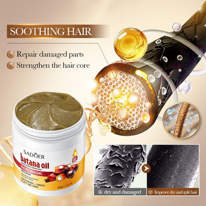 Batana Oil Haircare Repair Hair Mask-Repair and Nourish Hair-Moisturize Hair,improve dry hair quality