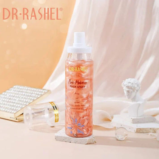 DR. RASHEL Lightweight & Moisturizing Pink Makeup Fixer Spray