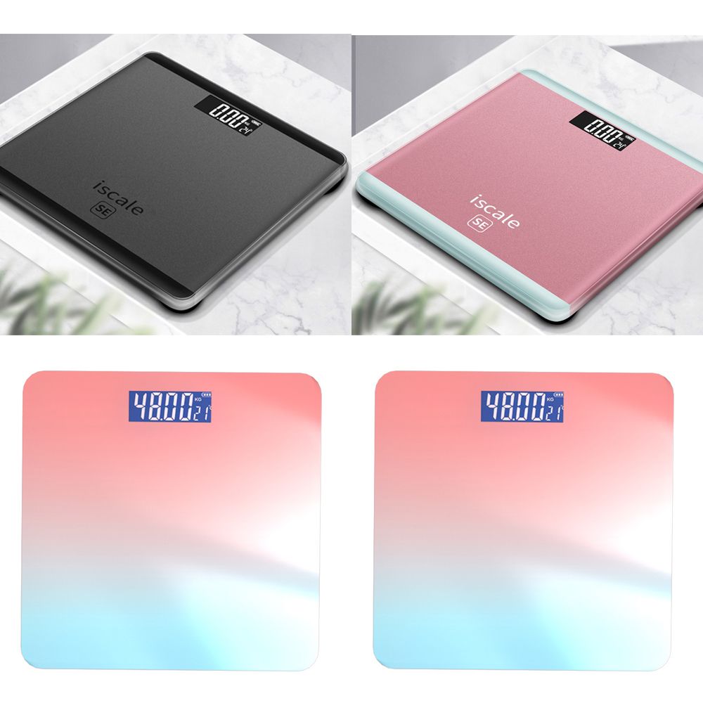 Gradient colorWeight scales Household human body electronic scales Accurate electronic weighingUSBCharging