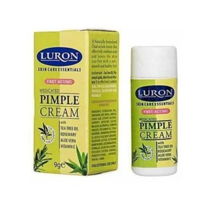 LURON MEDICATED PIMPLE CREAM FOR ACNE AND BLACKHEADS 9g