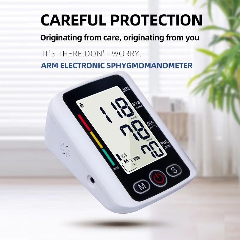 Blood Pressure Monitor Upper Arm Automatic Tonometer LCD Digital