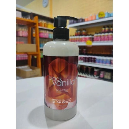 4 Pack Dear Body Black Vanilla Lotion, Shower Gel ,Body Splash & Cream Sweet Fresh Scent Keep Fresh Body Lotion Shower Gel Body Washes Body Washes 4 Pack Signature Collection Body Luxuries