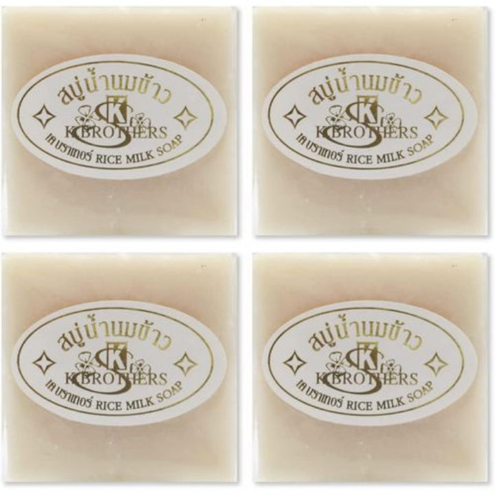 K. Brothers Rice Milk Soap Thailand Original Rice Extract K Brothers Soft Smooth Acne Radiant Skin Soap