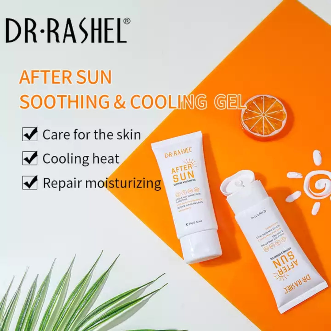 Dr. Rashel Sun Cream + After Sun - Anti-aging & Moisture Sun Cream SPF 60++ & After Sun Soothing & Cooling Gel