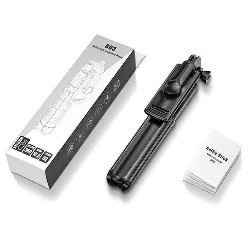 New tripod multifunctional three in one selfie pole outdoor wireless remote control photography