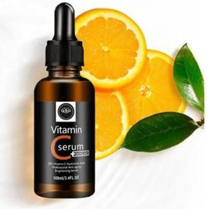 QBD Vitamin C+Hyaluronic Acid Anti-aging&Brightening Serum-100ml Black