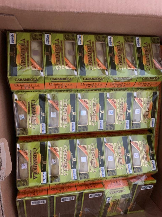 2 Packs Carambola Black Spots Herbal Soap With Honey for Removing Pimples & Blackheads Cleansing Nourishing Bar Bathing Organic Anti Ageing Full Body Natural Deep Cleaning Fruit Fragrance 120g X 2