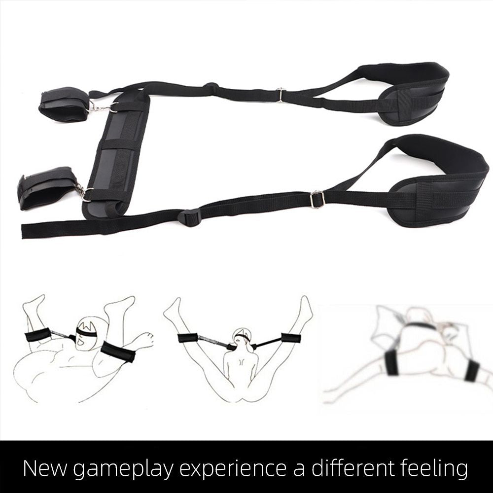 Sex toys sm sex binding leg strap bondage M strap couples sex toys adult products female slave training props Lovers flirting irritate