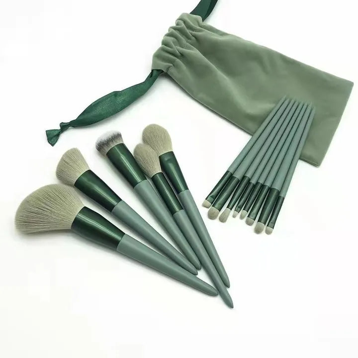 13Pcs Makeup Brushes Set Foundation Powder Eyeshadow Concealer Blending Makeup brush set Beauty Tool with Storage Bag