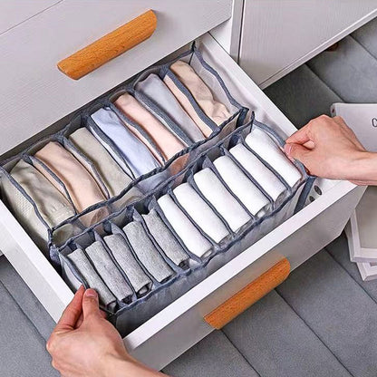 Folding Closet Organizer Panties And Socks Storage Boxes Wardrobe Clothes Underwear Organizer Drawers Clothes Separator Boxes