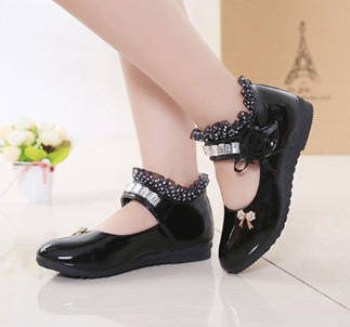 Fashion Kids shoes Children's Shoes Fashion hook and loop British Wind Baby girls shoes Fast delivery within 1-5 days