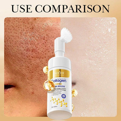 Collagen Facial Cleanser Mousse Deep Cleansing Skincare Moisturizing Firming Face Wash Foam Cleanser Skin Care Products