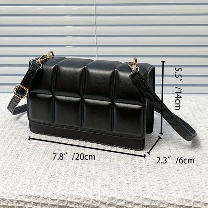 New Arrivals High Quality Square Women's Bag Small Square Bag Hand-held Cross-body Single Shoulder Bag.